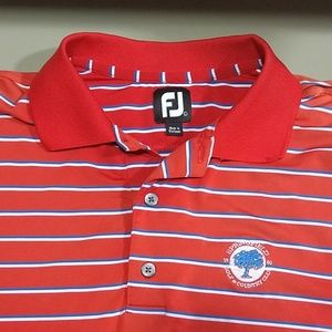 Footjoy size L short sleeve spandex and polyester